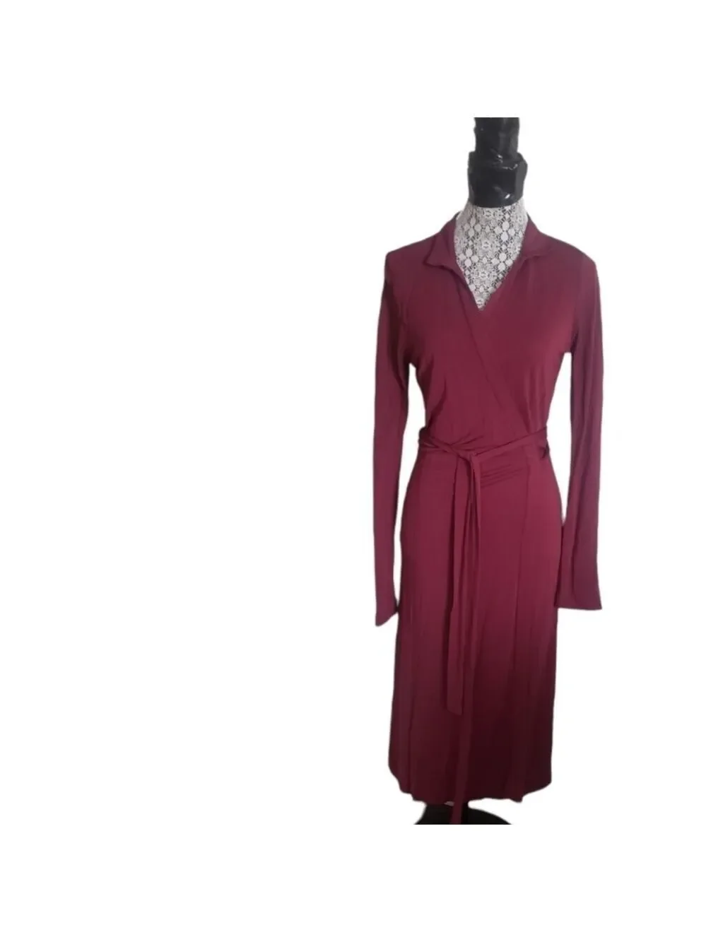 Babaton Long Sleeve Wrap Dress - Picture 4 of 11
